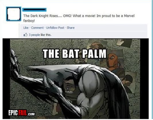Scene: facebook Fanboy Fail