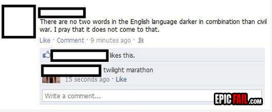 Moment: facebook Troll Win