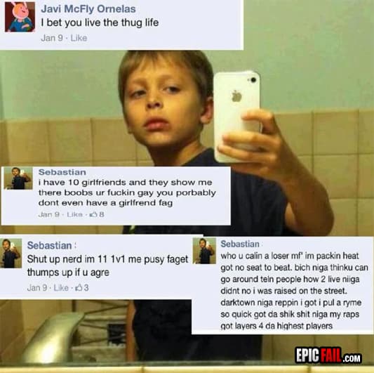 Clip: 11 Year Old Facebook Fail