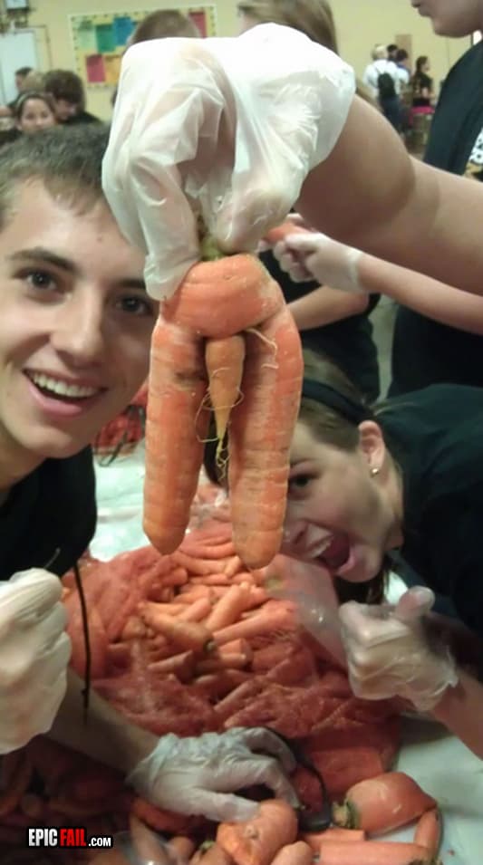 Moment: appetizing Carrot Fail