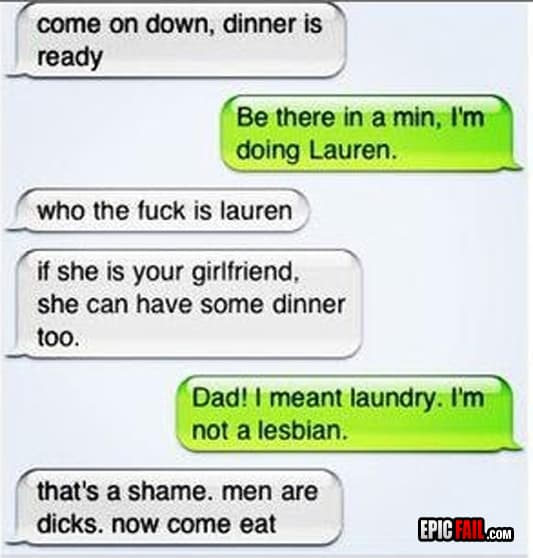 Scene: classic – Dad Text Win