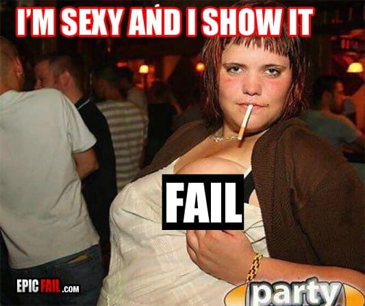 Moment: epic Sexy Showoff Fail
