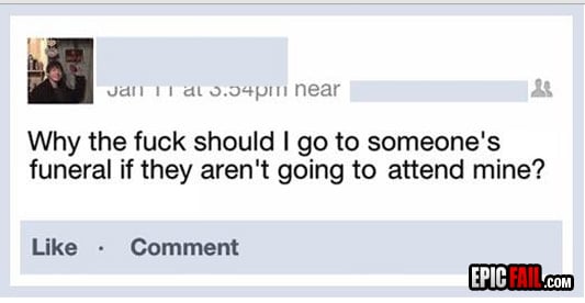 Moment: facebook Compassion Fail