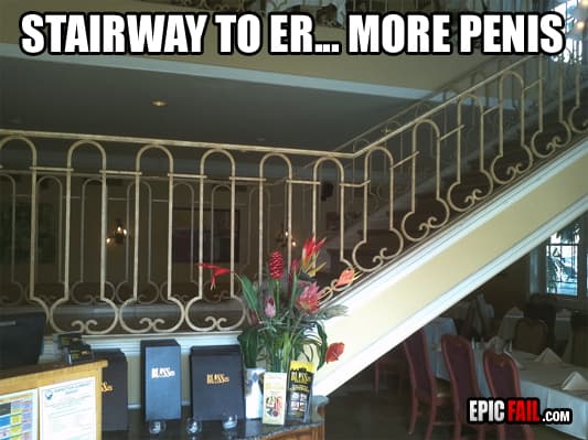 Clip: stairway Design Fail