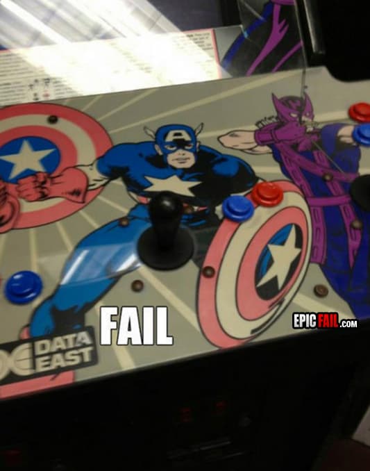 Scene: arcade Fail