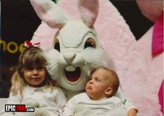 Watch: easter Bunny Fail