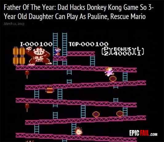 Watch: epic Dad Win