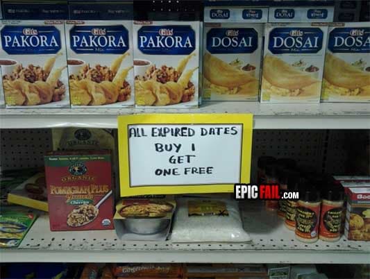 Clip: epic Food Sale Fail