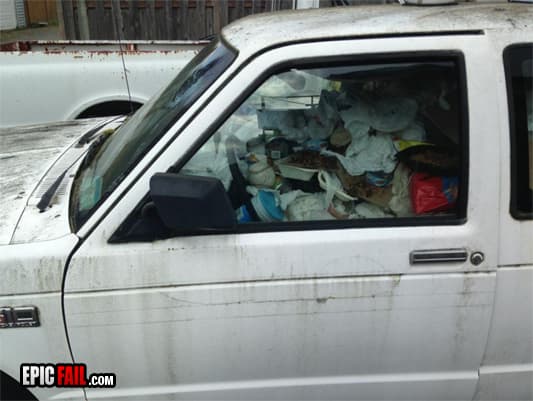 Caught on camera: cleanliness Fail