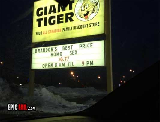 Moment: sign Fail