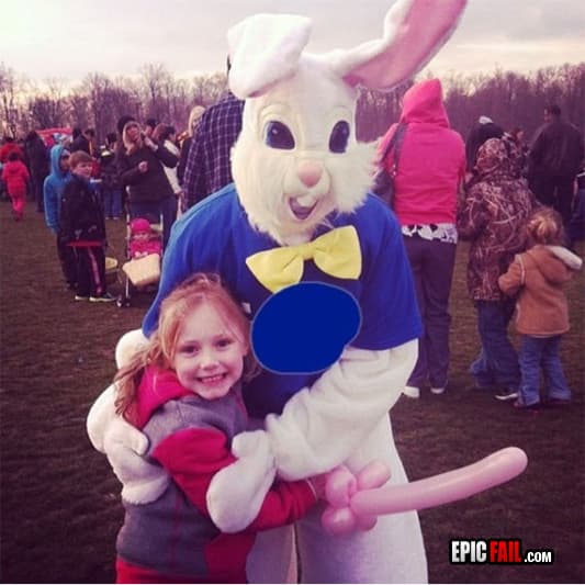Scene: easter Photo Fail