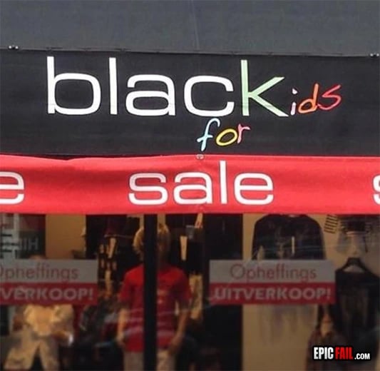 Watch: epic Store Fail