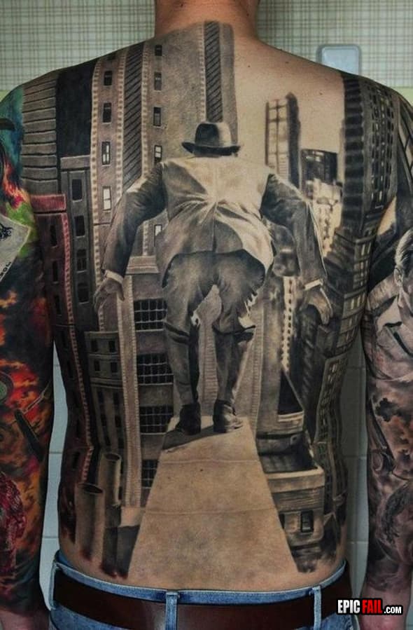 Watch: 3D Back Tattoo Win