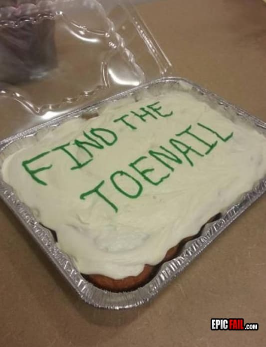 Scene: appetizing Fail