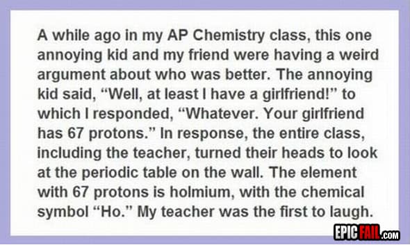 Caught on camera: chemistry Nerd Win