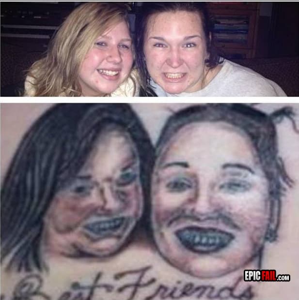 Scene: best Friends Tattoo FAIL