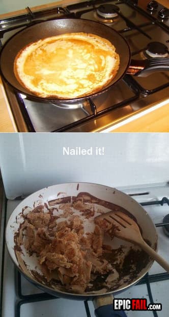 Watch: cooking FAIL