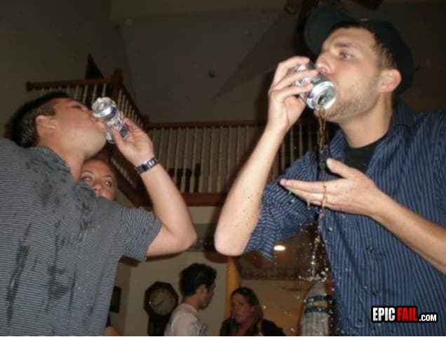 Moment: drinking FAIL