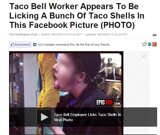 Watch: epic Taco Bell FAIL