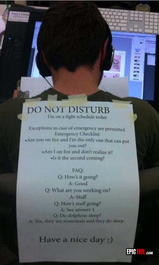 Clip: do Not Disturb Sign WIN