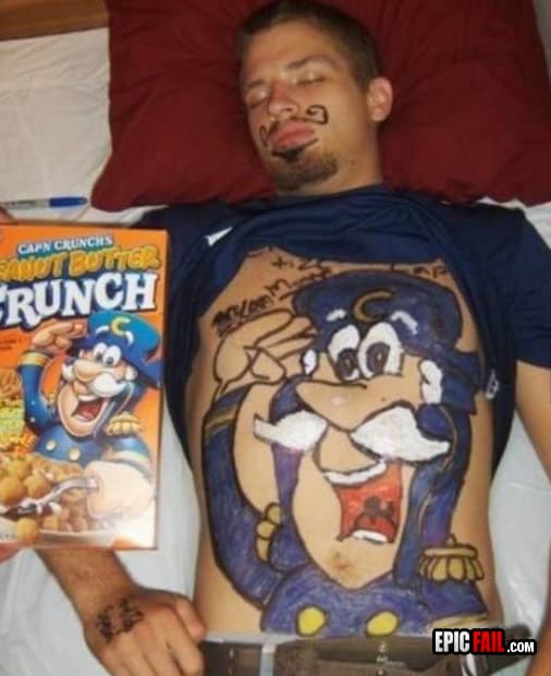 Caught on camera: drunk Drawing WIN