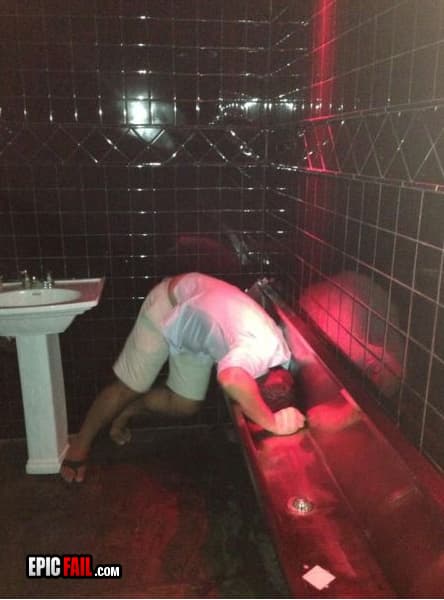 Caught on camera: drunk FAIL