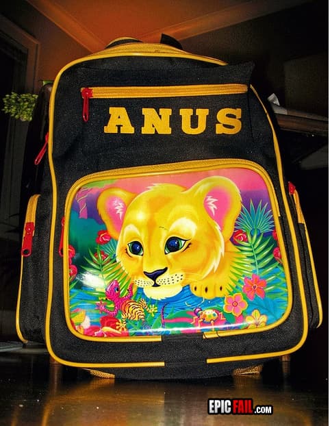 Watch: backpack FAIL