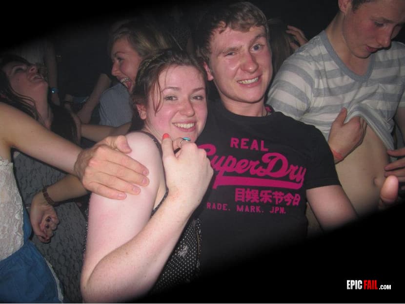 Watch: classic Party Photo FAIL