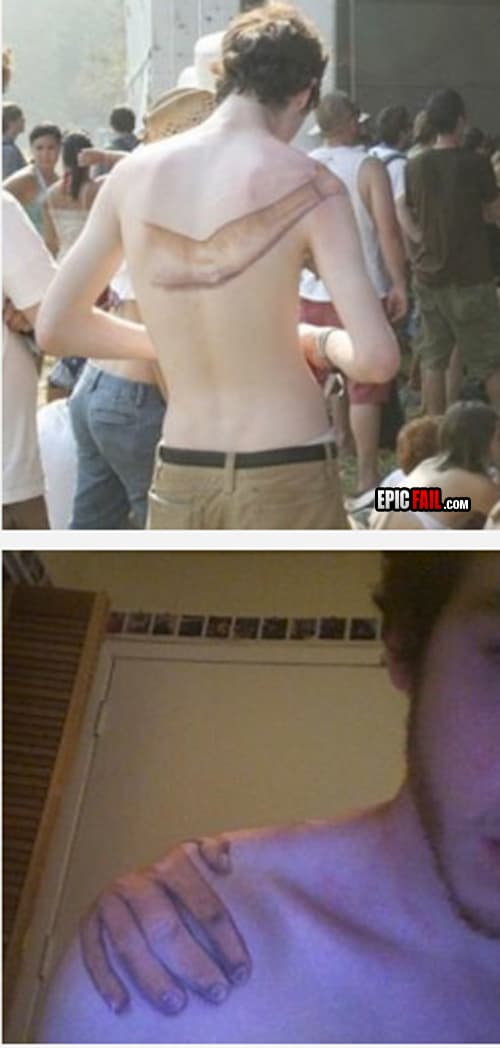 Clip: creepy Tattoo FAIL