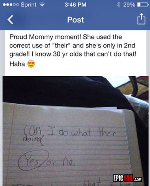 Watch: facebook Mom FAIL