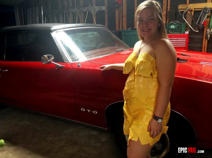 Caught on camera: wTF FAIL Cheese Dress