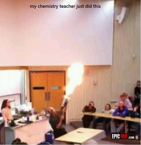 Moment: chemistry Teacher WIN