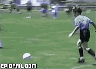 Caught on camera: defense FAIL