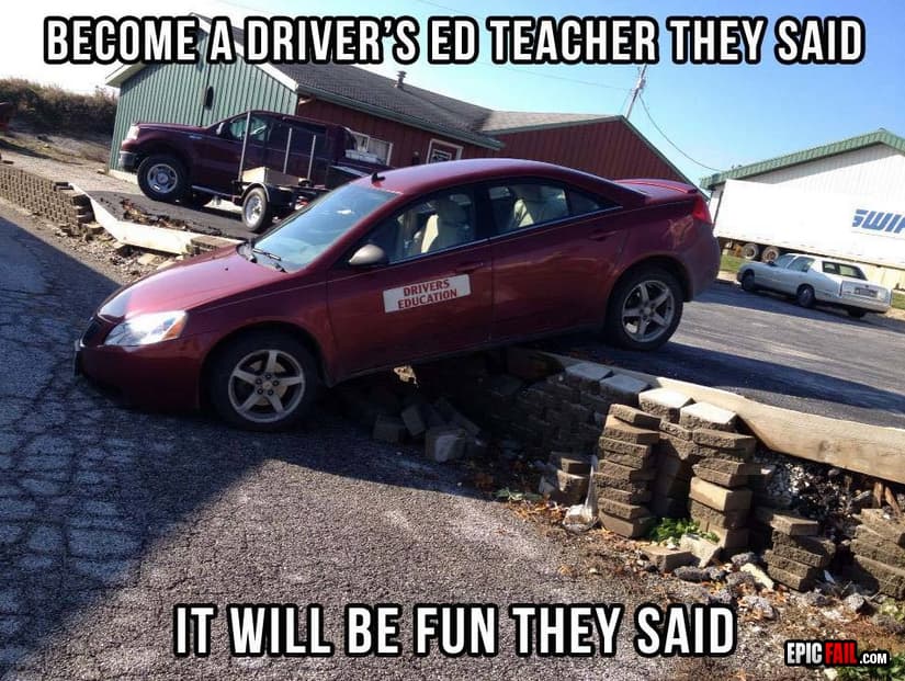 Scene: driver FAIL