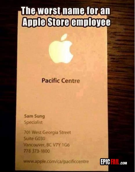 Moment: apple Employee Troll Name WIN