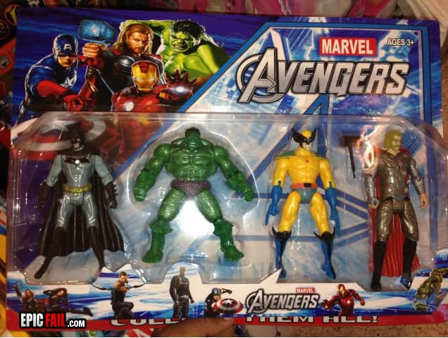 Scene: avengers Packaging FAIL