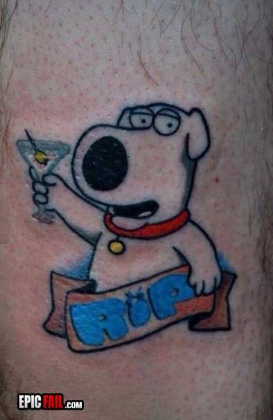 Moment: family Guy Tattoo FAIL