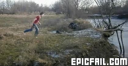 Caught on camera: epic Dive FAIL
