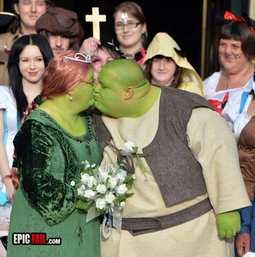 Fairy Tale Wedding Humor — fail moment