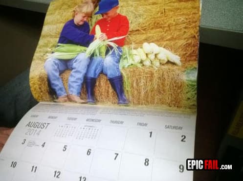 Scene: august Will Be An Awkward Month – Calendar FAIL