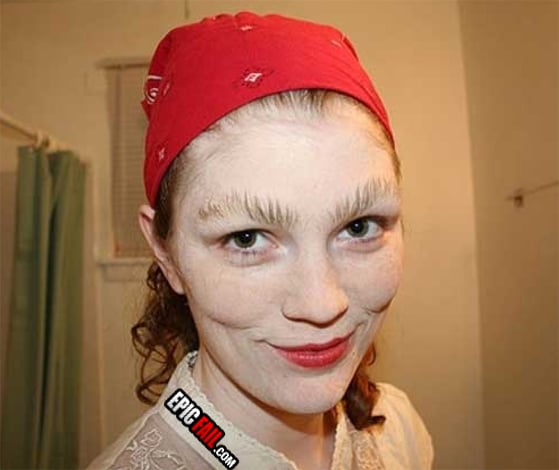 Moment: eyebrows FAIL