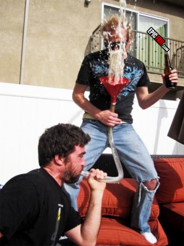 Watch: drinking FAIL