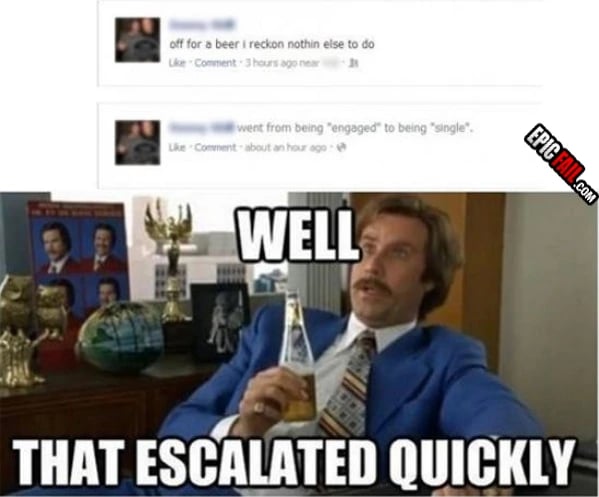 Clip: facebook Relationship Status FAIL