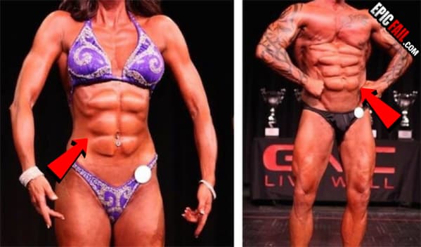 Caught on camera: all Natural 6 Pack FAIL
