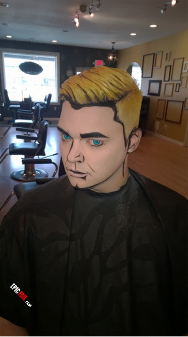 Barbershop Makeover — fail moment
