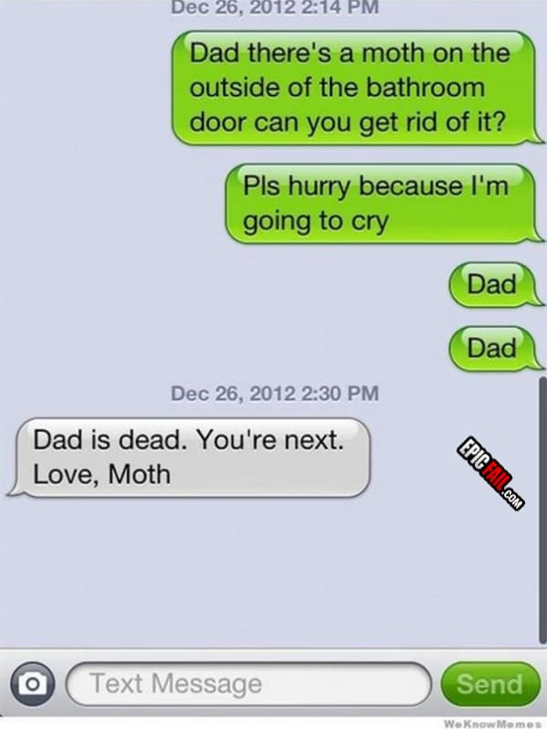 Watch: dad Text Humor WIN