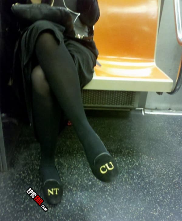 Caught on camera: shoe Design FAIL