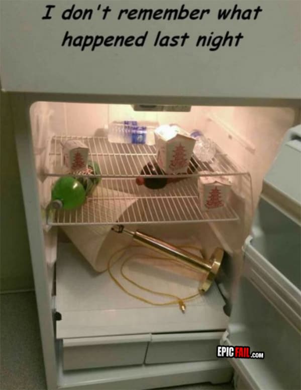 Scene: drinking FAIL