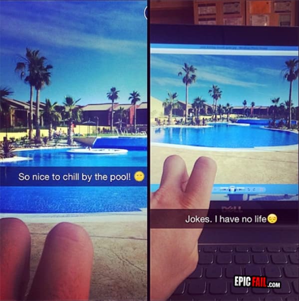 Scene: vacation FAIL / Troll WIN
