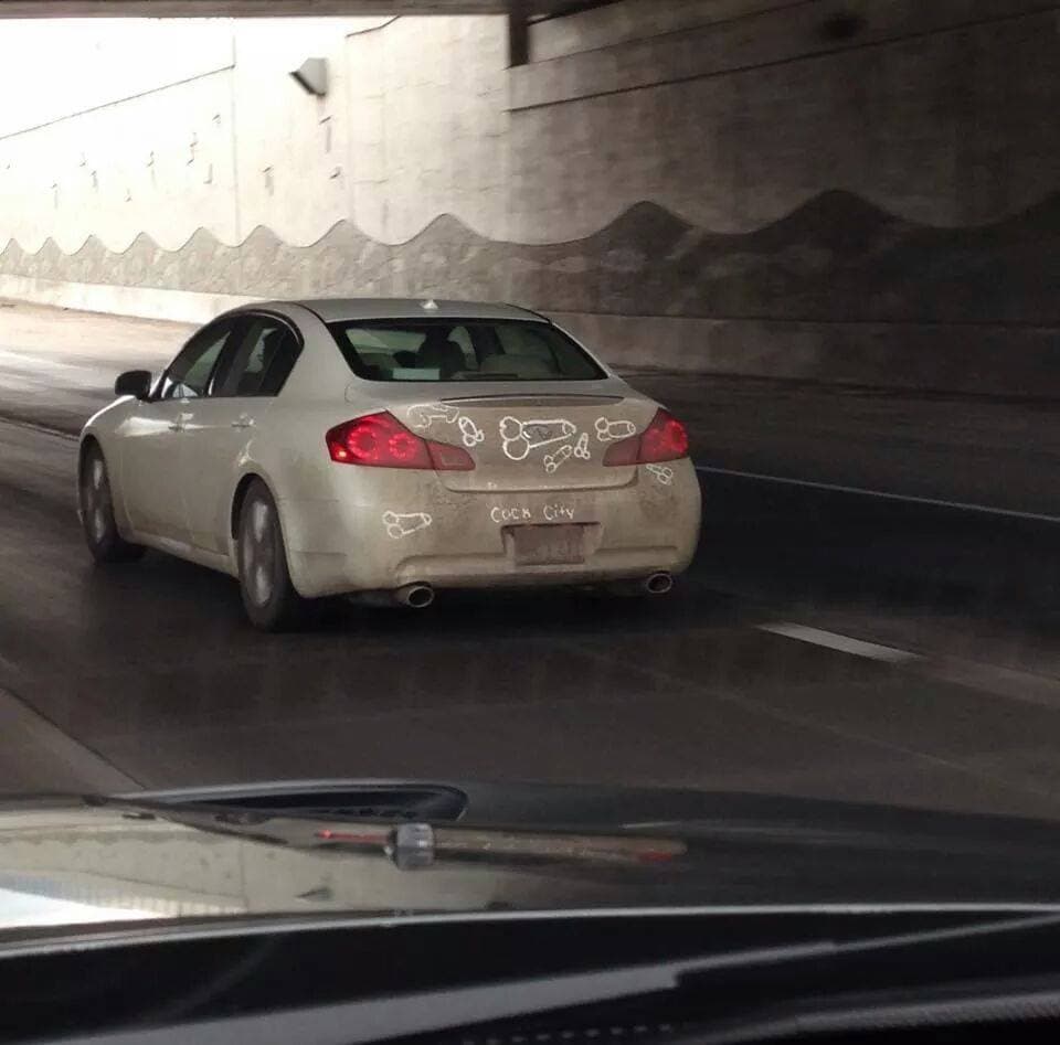 Always Keep Your Car Clean — fail moment